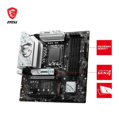 MSI B760M Gaming Plus WiFi Carte Mère, mATX - Compatible avec Les processeurs Intel de 14e, 13e et 12e Gén, LGA 1700 - DDR5 Memo