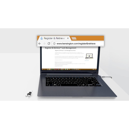 Kensington Solution de Sécurité pour iMac - Câble SafeDome pour iMac, Verrou ClickSafe pour Fixation au Bureau ou à une Table (K