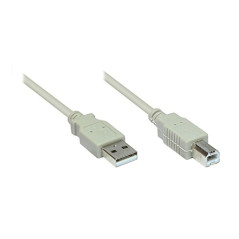 Good Connections 2510–025 connecteur/câble d'imprimante USB 2.0 mâle A vers mâle B, 0,25 m Gris USB 2.0 3,00 m Gris