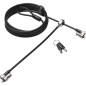 Kensington Twin MicroSaver 2.0 Câble de sécurité à deux Verrous pour Ordinateur Portable avec Technologie de Verrouillage T-Bar Kensington Twin MicroSaver 2.0 Câble de sécurité à deux Verrous pour Ordinateur Portable avec Technologie de Verrouillage T-Bar