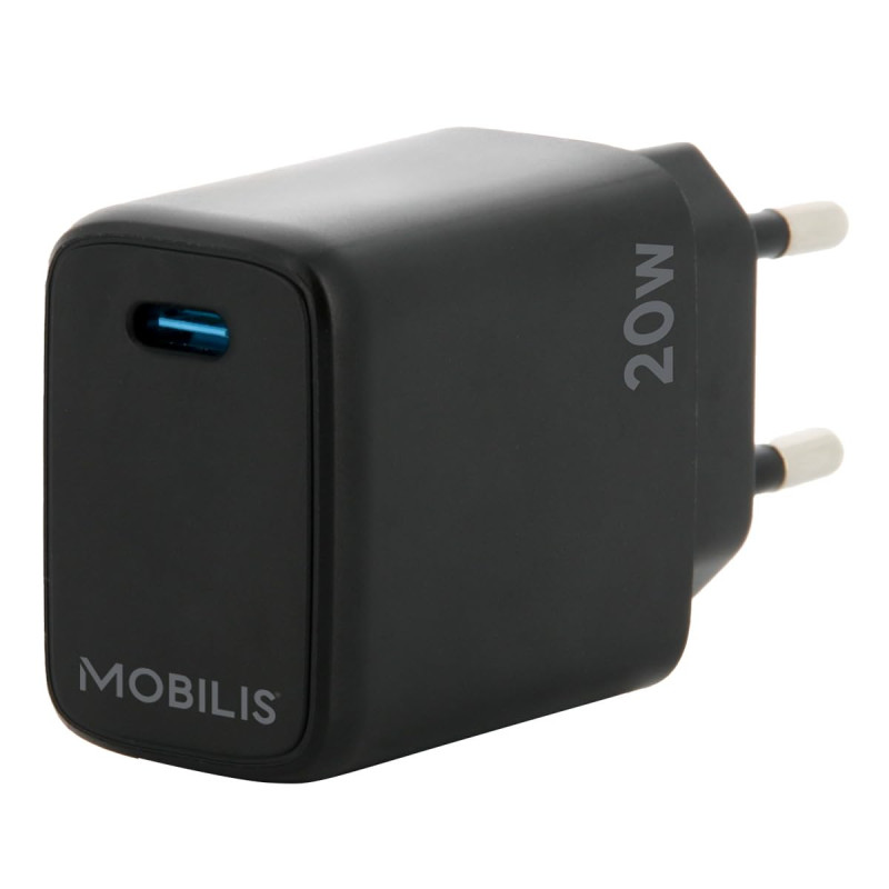 MOBILIS Chargeur Secteur 20W Port USB-C, Adaptateur Charge Mural Rapide pour Smartphone & Tablette MOBILIS Chargeur Secteur 20W Port USB-C, Adaptateur Charge Mural Rapide pour Smartphone & Tablette