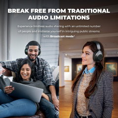 Creative Labs Zen Hybrid Pro (Schwarz, ANC, Bluetooth, USB-C)