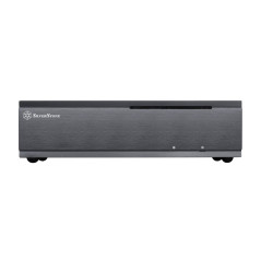 SilverStone SST-ML06B - Milo Boîtier PC Slim silencieux HTPC Mini-ITX, noir