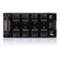 Noctua NA-FH1, Hub de Ventilation 8 Canaux pour Alimenter Jusqu’à Huit Ventilateurs 12V ou 5V 4 Broches PWM ou 3 Broches (Noir) Noctua NA-FH1, Hub de Ventilation 8 Canaux pour Alimenter Jusqu’à Huit Ventilateurs 12V ou 5V 4 Broches PWM ou 3 Broches (Noir)