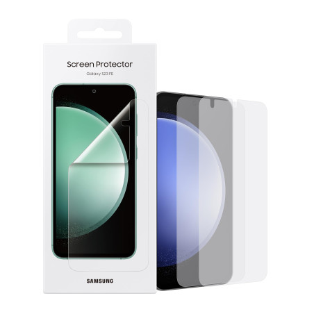 Samsung Pack 2 Protectores de Pantalla con Marco de Instalación para Galaxy S23 FE