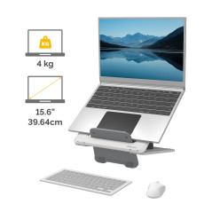 Fellowes Support d'ordinateur Portable - Breyta™ Support d'ordinateur Portable Ajustable 100% Recyclable - Support PC Portable 1