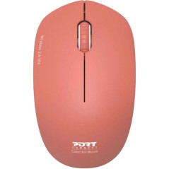 Port Connect Souris sans Fil pc Wireless 2.4 ghz Collection 2 pour Ordinateur - capteur Optique 1600 dpi - 3 Boutons - Compact.