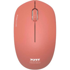 Port Connect Souris sans Fil pc Wireless 2.4 ghz Collection 2 pour Ordinateur - capteur Optique 1600 dpi - 3 Boutons - Compact.