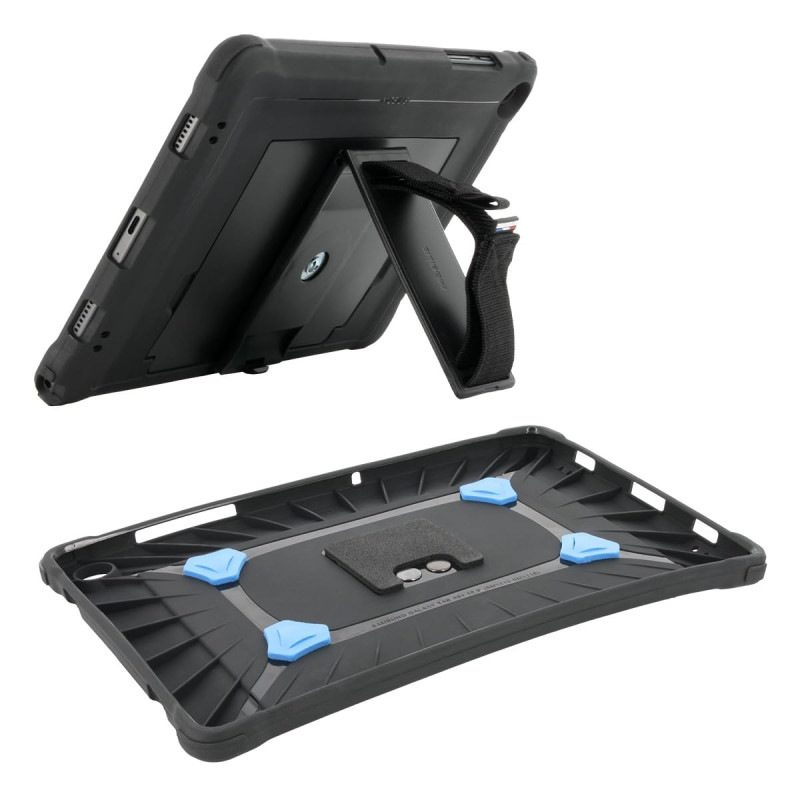 MOBILIS Coque de Protection renforcée pour Galaxy Tab A9+ 11'' (SM-X210 / SM-X216) avec trépied + Patte de Saisie rotative 360° MOBILIS Coque de Protection renforcée pour Galaxy Tab A9+ 11'' (SM-X210 / SM-X216) avec trépied + Patte de Saisie rotative 360°