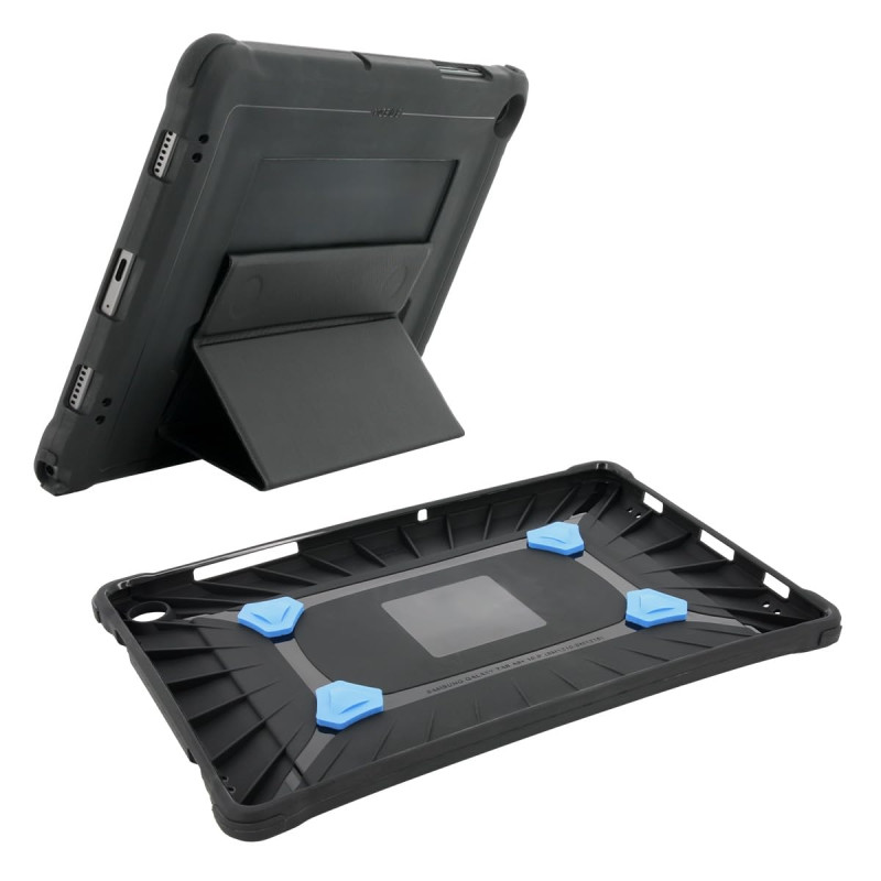 MOBILIS Coque pour Samsung Galaxy Tab A9+ 11'' (SM-X210 / SM-X216), Protection Renforcée avec trépied + Patte de Saisie Fabriqué MOBILIS Coque pour Samsung Galaxy Tab A9+ 11'' (SM-X210 / SM-X216), Protection Renforcée avec trépied + Patte de Saisie Fabriqué