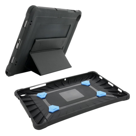 MOBILIS Coque pour Samsung Galaxy Tab A9+ 11'' (SM-X210 / SM-X216), Protection Renforcée avec trépied + Patte de Saisie Fabriqué