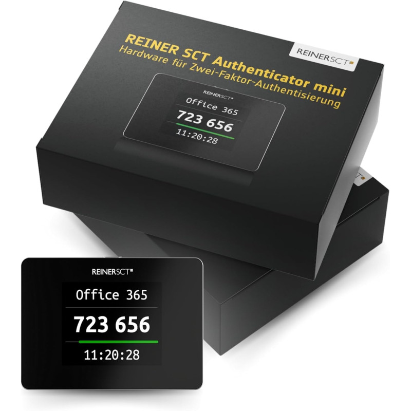 Reiner SCT Authenticator Mini générateur TOTP pour authentification à Deux facteurs I Compact et Portable I Clé de sécurité pour Reiner SCT Authenticator Mini générateur TOTP pour authentification à Deux facteurs I Compact et Portable I Clé de sécurité pour