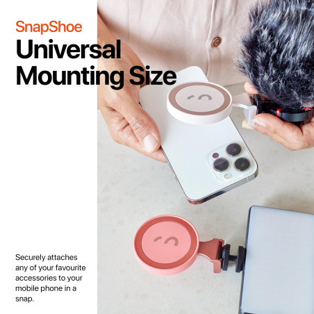 ShiftCam SnapShoe - Support de griffe à clipser pour accessoires de montage - Support magnétique qui s'enclenche sur n'importe q