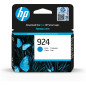 HP 924 Cartouche Encre Authentique Cyan HP 924 Cartouche Encre Authentique Cyan
