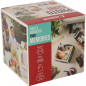 Canon Photo Cube Creative Pack, Blue - PG-560/CL-561 Ink with PP-201 Glossy Photo Paper 5x5 (40 Sheets) + Photo Frame - Compatib