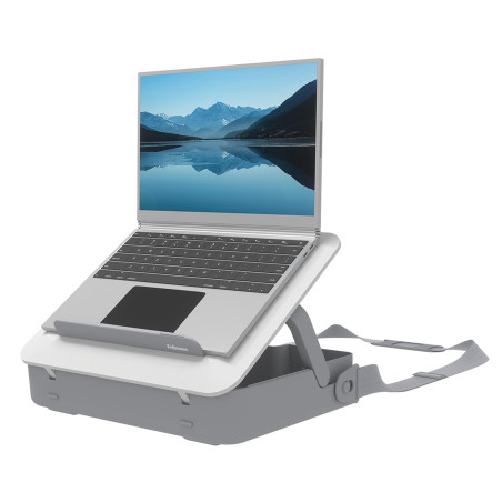 Fellowes Boîte de Rangement Ergonomique Breyta™ Design 2-en-1 avec 5 ajustements en Hauteur - Idéal pour Le Travail Hybride - 10