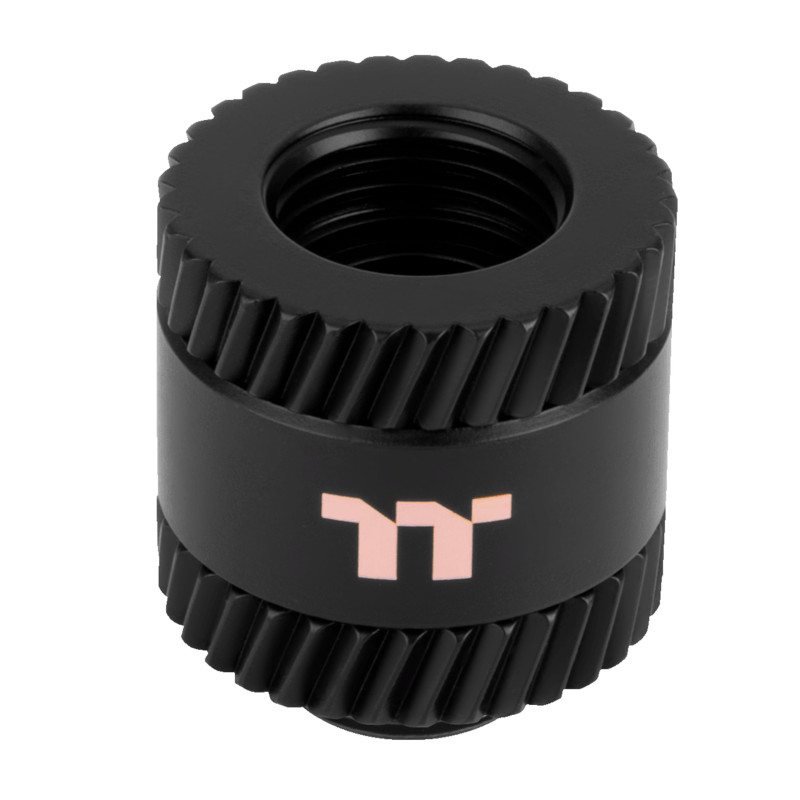 Pacific SF Female to Male 20mm Extender | Matte Black | DIY LCS Fittings