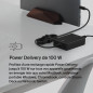 Belkin Connect Adaptateur Secteur GaN USB-C Core, Power Delivery 100W, Recharge Rapide, compatibilité USB-C, Cordon d'alimentati Belkin Connect Adaptateur Secteur GaN USB-C Core, Power Delivery 100W, Recharge Rapide, compatibilité USB-C, Cordon d'alimentati
