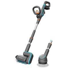 Gardena Nettoyeur multifonction sans fil AquaBrush Universal 04/18V PVA Ready-To-Use Set : nettoyeur sur batterie, batterie incl