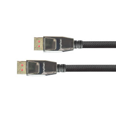 Série Python Premium. DisplayPort 1.4. 5 m Noir