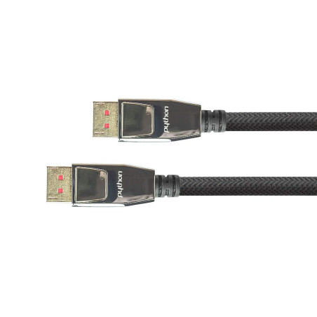 Série Python Premium. DisplayPort 1.4. 5 m Noir