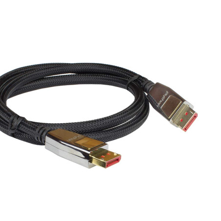Série Python Premium. DisplayPort 1.4. 5 m Noir