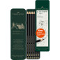 Faber-Castell 115207 - Set de crayons Pitt Graphite Matt, 6 pièces, dureté 2B - 12B Faber-Castell 115207 - Set de crayons Pitt Graphite Matt, 6 pièces, dureté 2B - 12B