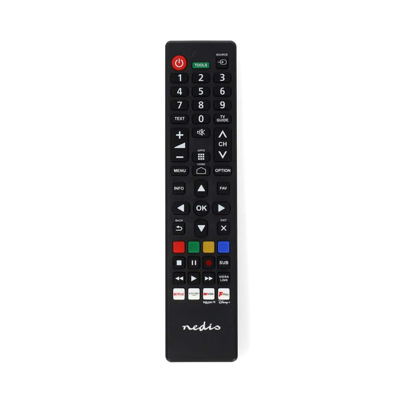 Télécommande de Rechange - Convient pour : Panasonic/Sharp - Préprogrammée - 1 Appareil Disney + Button/Netflix Button/Rakuten T Télécommande de Rechange - Convient pour : Panasonic/Sharp - Préprogrammée - 1 Appareil Disney + Button/Netflix Button/Rakuten T