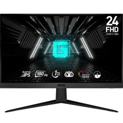 MSI G2412F écran Gaming FHD 23,8" - 1920 x 1080 Dalle Rapid IPS, 180 Hz / 1ms (GtG), Gamme de Couleurs sRGB 107%, Adaptive Sync