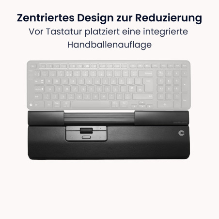 Contour Design SliderMouse Pro Souris de Bureau Ergonomique pour réduire la Tension du Poignet, de l'épaule et de l'avant-Bras |