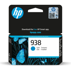 HP Cartouche d'encre d'origine 938 - Cyan (4S6X5PE)