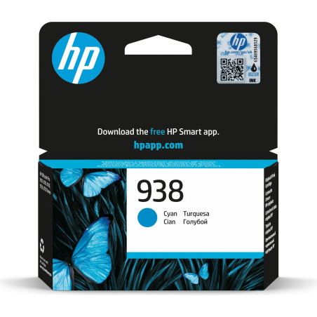 HP Cartouche d'encre d'origine 938 - Cyan (4S6X5PE)