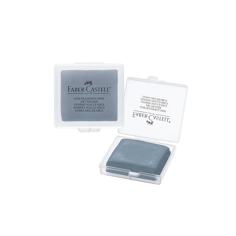 FABER-CASTELL Gomme modélable mie de pain Art Eraser grise