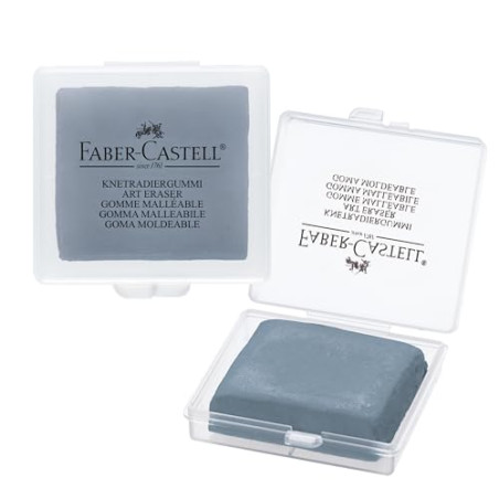 FABER-CASTELL Gomme modélable mie de pain Art Eraser grise