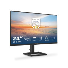Philips 24E1N1300AE - Moniteur FHD 234 Pouces, 100 Hz, IPS, 1ms, Alimentation USB-C, Hauteur réglable, Haut-parleurs, Mode LowBl