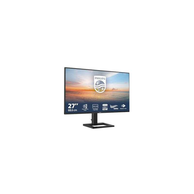 Philips 27E1N1300AE - Moniteur Full HD 27 Pouces, Haut-parleurs, réglable en Hauteur (1920x1080, 100 Hz, HDMI, USB-C (65W), USB Philips 27E1N1300AE - Moniteur Full HD 27 Pouces, Haut-parleurs, réglable en Hauteur (1920x1080, 100 Hz, HDMI, USB-C (65W), USB