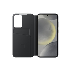 Etui Smart View avec Porte Carte pour Samsung Galaxy S24+ Noir