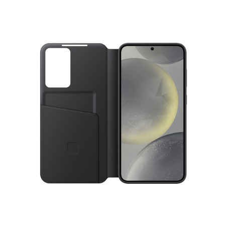 Etui Smart View avec Porte Carte pour Samsung Galaxy S24+ Noir