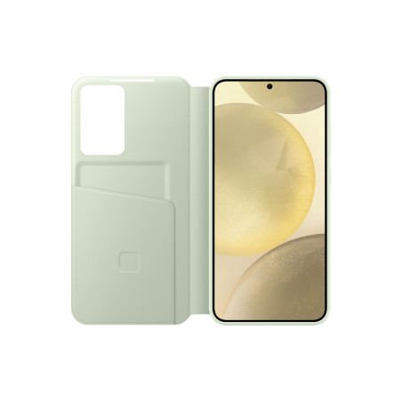 Samsung Galaxy Étui Portefeuille Smart View Officiel S24+ Vert Clair