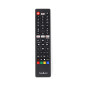 Télécommande de Rechange - Convient pour : TCL/Thomson - Fixe - 1 Bouton Netflix/Youtube - Infrarouge - Noir