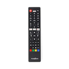 Télécommande de Rechange - Convient pour : TCL/Thomson - Fixe - 1 Bouton Netflix/Youtube - Infrarouge - Noir