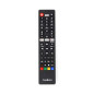 Télécommande de Rechange - Convient pour : TCL/Thomson - Fixe - 1 Bouton Netflix/Youtube - Infrarouge - Noir
