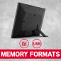 AgfaPhoto Cadre Photo Numérique Realiview APF1000 - Écran LED 10" 1024x600, Affichage Photos, Horloge, Calendrier Programmable - AgfaPhoto Cadre Photo Numérique Realiview APF1000 - Écran LED 10" 1024x600, Affichage Photos, Horloge, Calendrier Programmable -