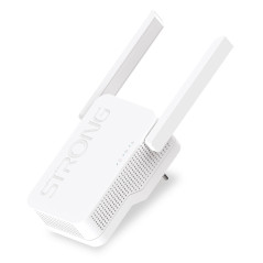 STRONG Répéteur Amplificateur WiFi 6 AX1800 Mbps|Point d'accès|Port WAN/LAN|2 antennes|Compatible Box Internet|Garantie 4 Ans