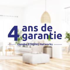 STRONG Répéteur Amplificateur WiFi 6 AX1800 Mbps|Point d'accès|Port WAN/LAN|2 antennes|Compatible Box Internet|Garantie 4 Ans