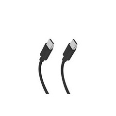 SBS Câble USB tressé USB C - USB C PD 60W 1m50, Noir