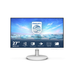 Philips 271V8AW - Moniteur Full HD 27 Pouces, Haut-Parleur intégré, sans Scintillement (1920x1080, 100 Hz, VGA, HDMI), Blanc