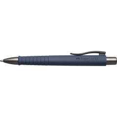 Faber-Castell 241189 - Stylo à bille Poly Ball, bleu marine urbain, 1 pièce, avec recharge remplaçable, indélébile