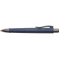 Faber-Castell 241189 - Stylo à bille Poly Ball, bleu marine urbain, 1 pièce, avec recharge remplaçable, indélébile