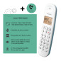 Téléphone Fixe sans Fil - LOGICOM - DECT ILOA 150 Solo - Turquoise - sans répondeur Téléphone Fixe sans Fil - LOGICOM - DECT ILOA 150 Solo - Turquoise - sans répondeur